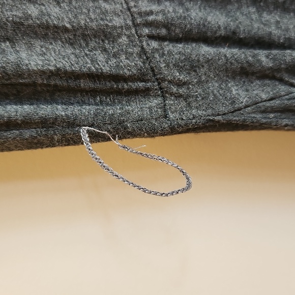 Miin Dark Grey Asymmetrical Dress - Picture 4 of 5